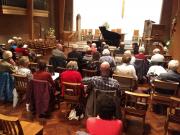 Waiting for the start of our first concert after a long break